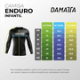 Camisa Enduro Infantil MTB Race - Vinho