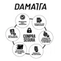 Óculos de Sol DaMatta Sampa Polarizado UV400 - Preto